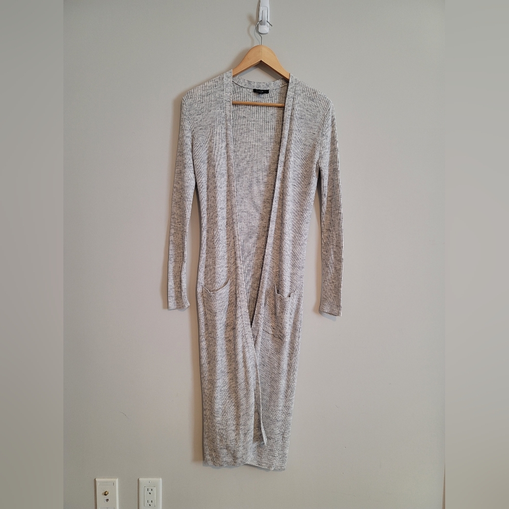 Knit long cardigan